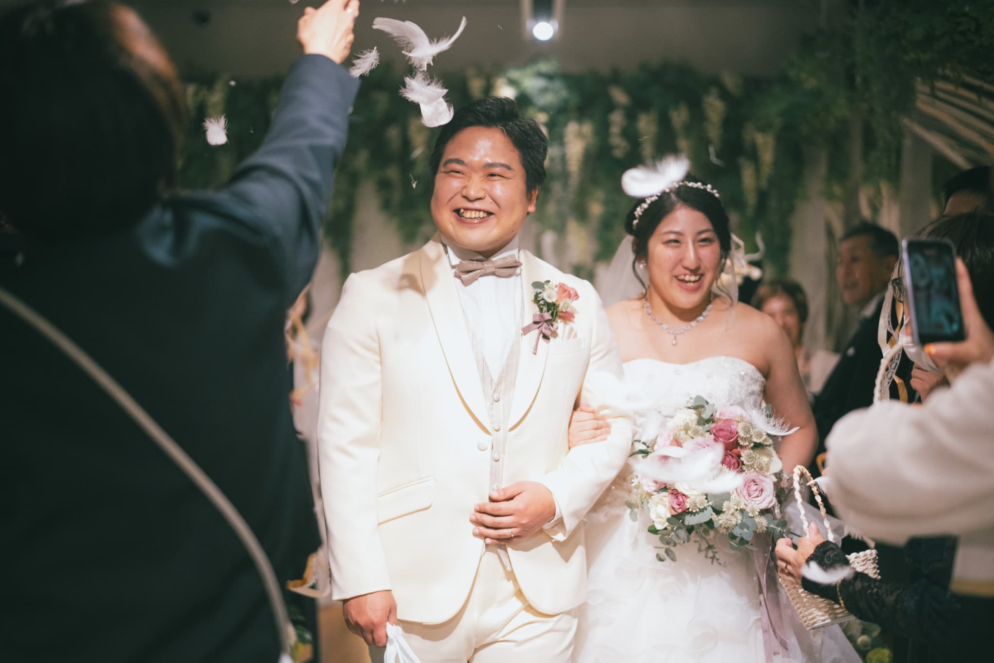 挙式の後のアフターセレモニー♪